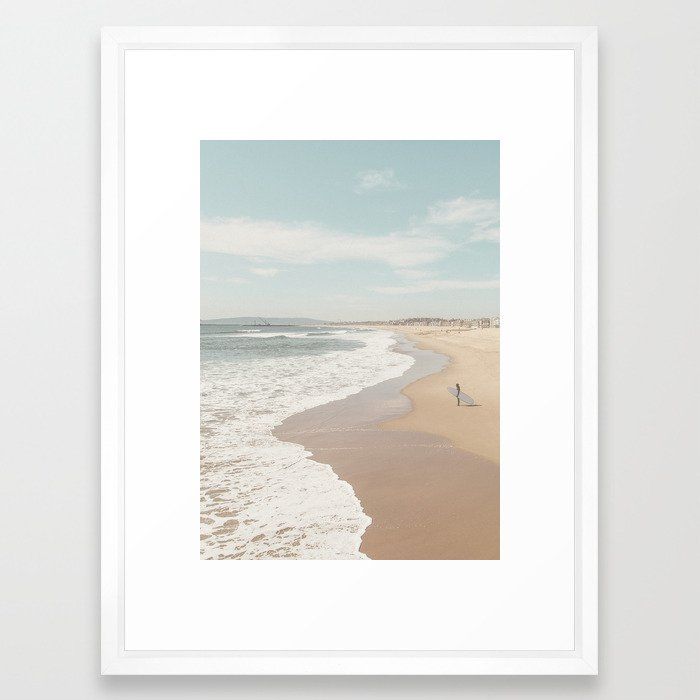 California Beach Framed Art Print by wanderhaus added by KH Design Concepts