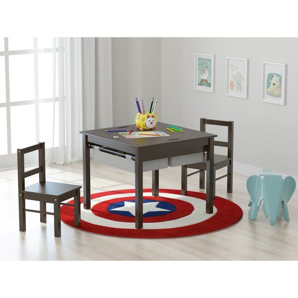 Esliabeth Kids 3 Piece Square Play / Activity Table and Chair Set added by Kelsey Abberger