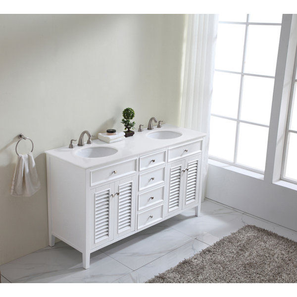 60'' Double Bathroom Vanity with Top added by Natasha Antonioni