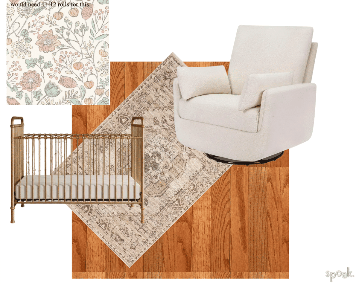 Rustic Nursery Inspo designed by Jessica Amereno