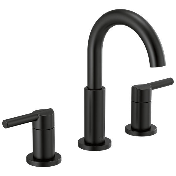 Nicoli Widespread Bathroom Faucet 3 Hole, 2-handle Bathroom Sink Faucet with Drain Assembly added by Ayesha Anwar