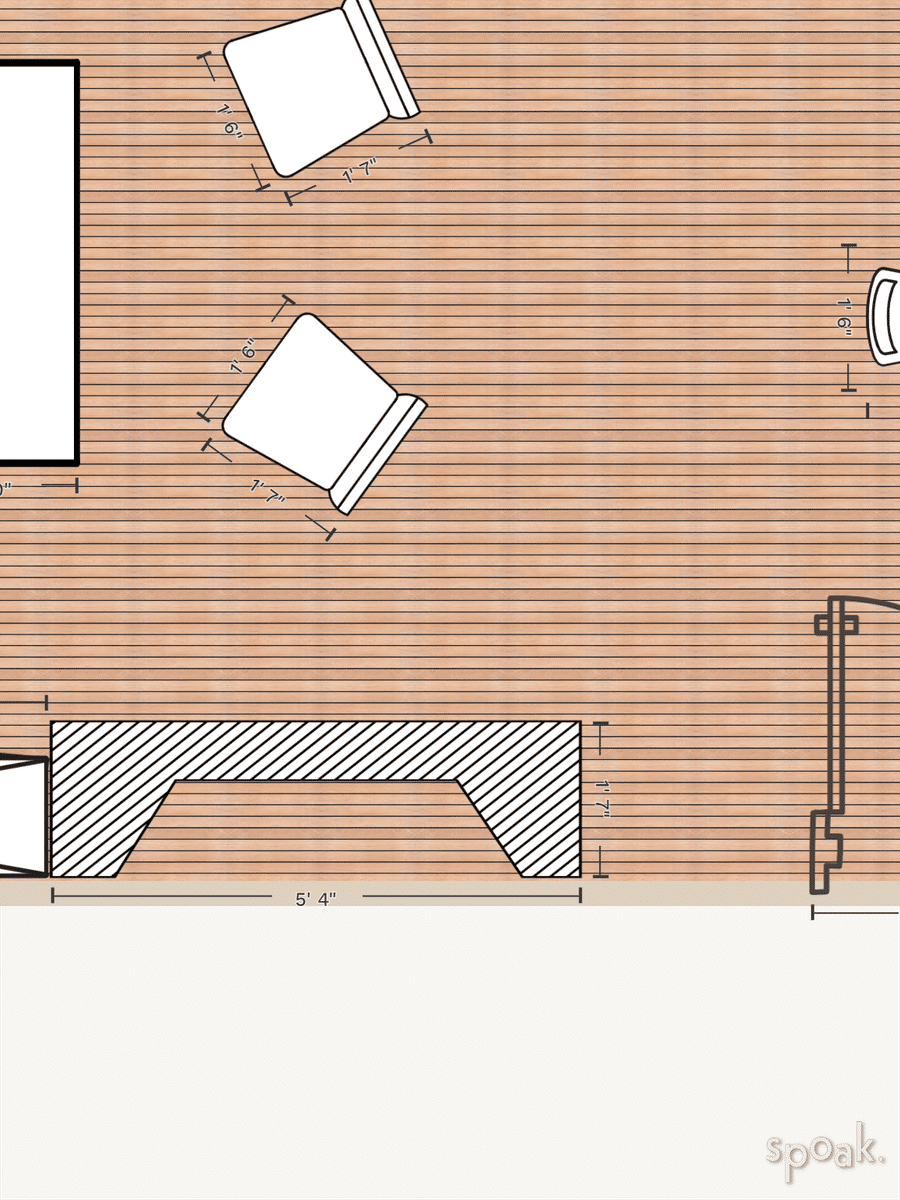 Office Floor Plan designed by Erin Wigginton