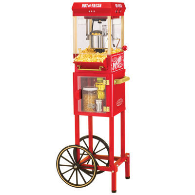 Nostalgia KPM200CART 45-Inch Tall Vintage Collection 2.5-Ounce Popcorn Cart-JCPenney, Color: Red added by Amanda White