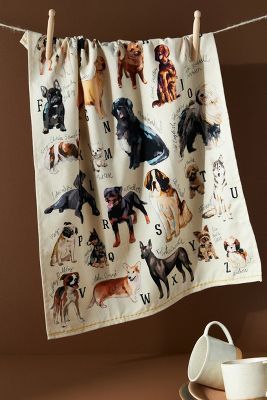 Dog Breeds A-Z Dish Towel added by Elizabeth Riney