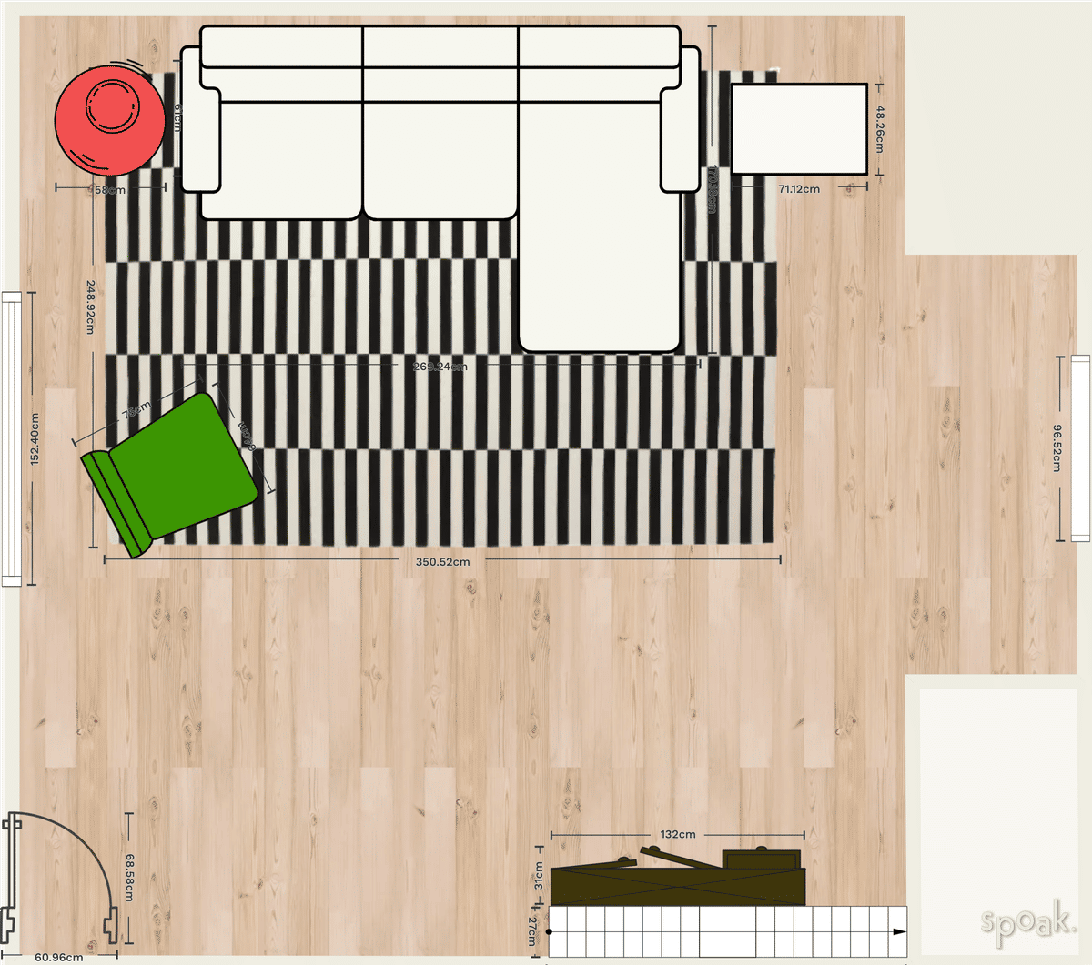 Laundry Room Floor Plan designed by Paulena Senouthai