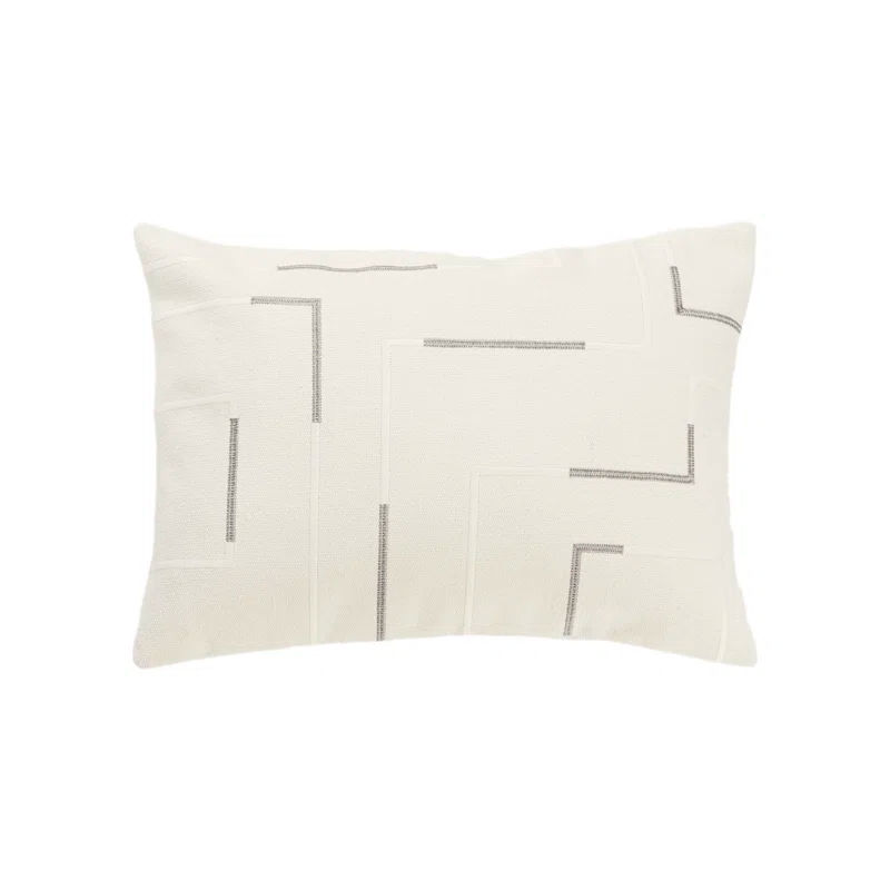 Odile Embroidered Lumbar Throw Pillow added by Chad Phillips