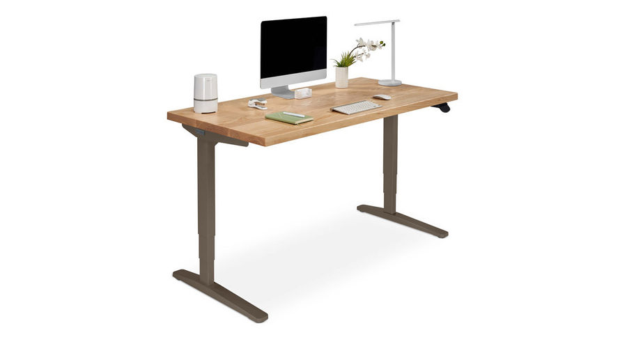 UPLIFT Custom Solid Wood Standing Desk (V2 & V2-Commercial) added by Sloan Hollace Hill County Interiors
