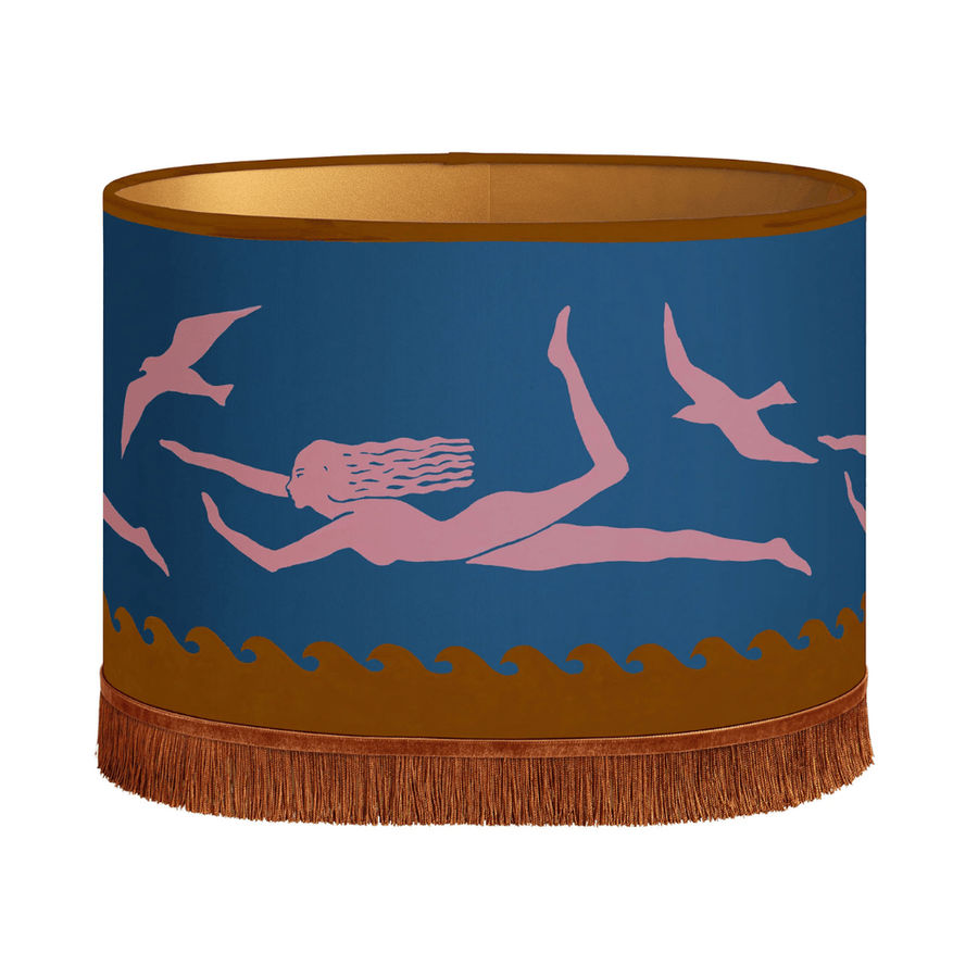 Palais x Hôtel Magique Lampshade Thalassa Dark Blue & Pink added by Cailey Gulinson