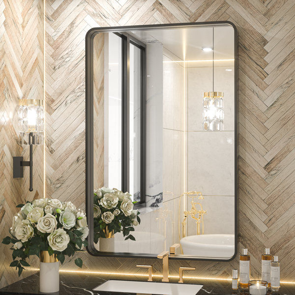 Tyro Bathroom Decorative Home Décor Corner Hangs Bathroom Mirror added by Haylee Kobylenski