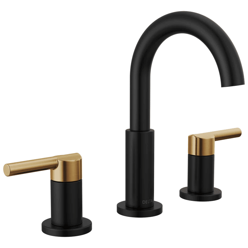 Nicoli Widespread Bathroom Faucet 3 Hole, 2-handle Bathroom Sink Faucet with Drain Assembly added by Preston Houser