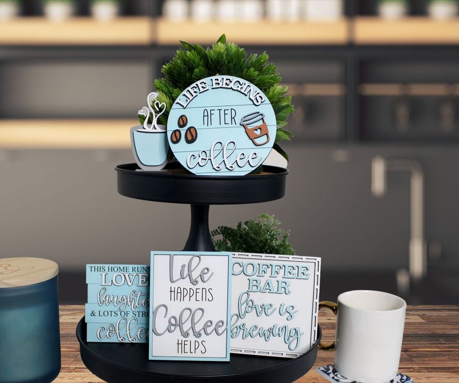 Coffee Bar Coffee Bar Decor Coffee Bar Sign Kitchen Decor - Etsy added by Janae Sullivan