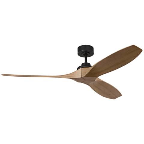 60" Visual Comfort Collins Midnight Black Outdoor Smart Ceiling Fan - #1851G | Lamps Plus added by KD Keating