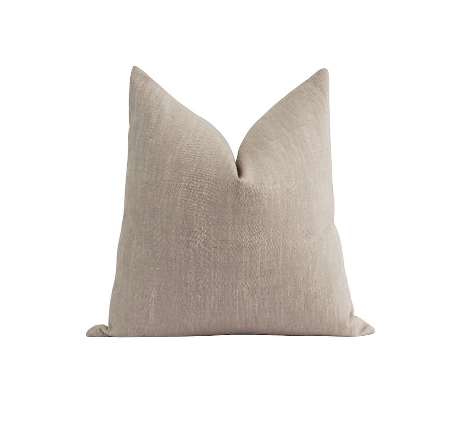 Oatmeal Pillow Cover Solid Linen Pillow 20 Oatmeal - Etsy added by Kayla Clark