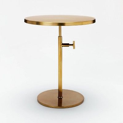 Adjustable Brass Accent Table - Threshold™ designed with Studio McGee added by Merich Fricks