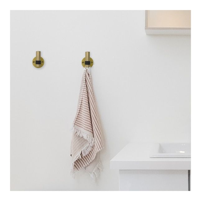 RELIABILT 1-Hook 1.5-in x 2.03-in H Soft Gold Decorative Wall Hook (35-lb Capacity) added by Senna Wilson