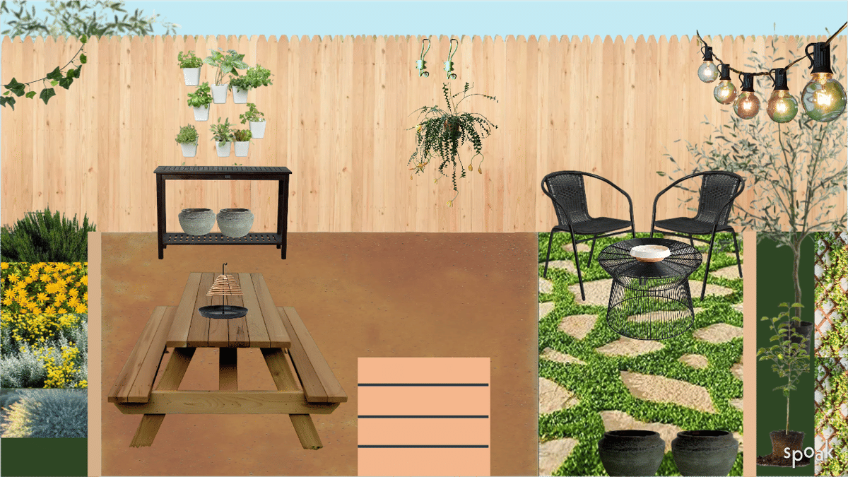 Rustic Outdoor Inspo designed by Ashley Carvalho