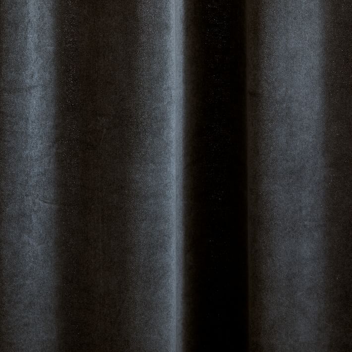 Cotton Velvet Curtain - Stormy Blue added by Maria Browne
