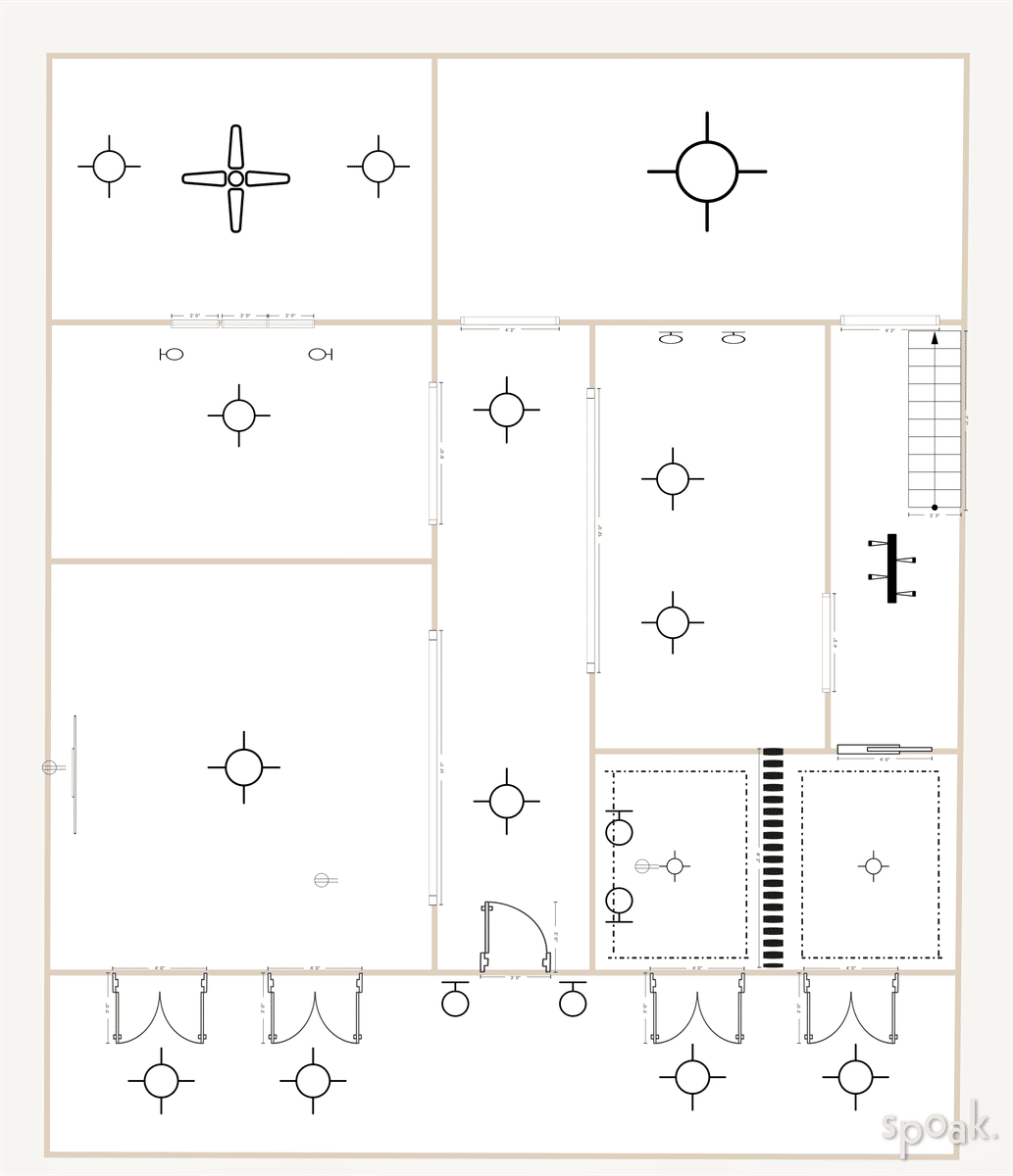 Two Story House Floor Plan designed by sarah spagnola