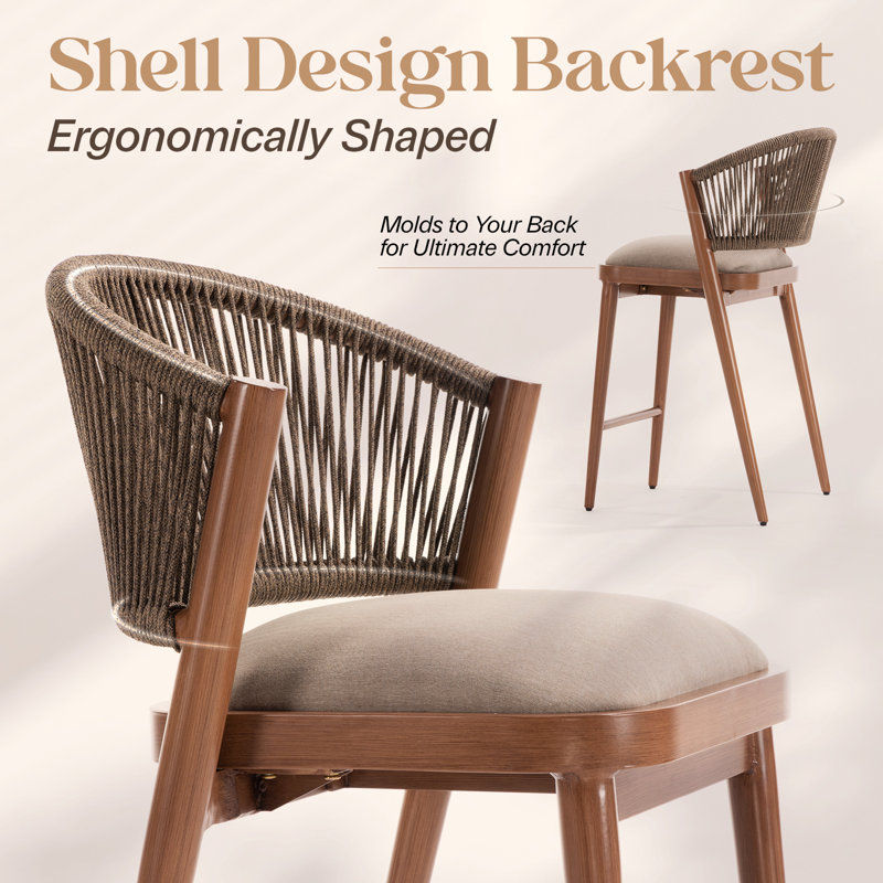 Modern Rope Bar Stools Set of 2 (Set of 2) added by Erica Ramon