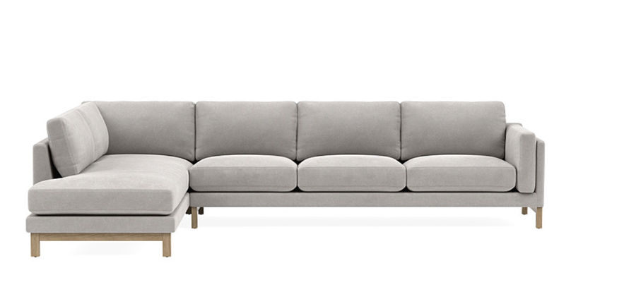 Gaby - 4 seat sectional with left bumper 132" added by Tenille Clyburn