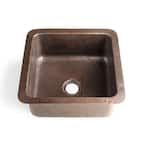 Monarch Dual Mount Pure Copper Hand Hammered 12 in. Glasgow Single Bowl Sink added by Melissa Fraum