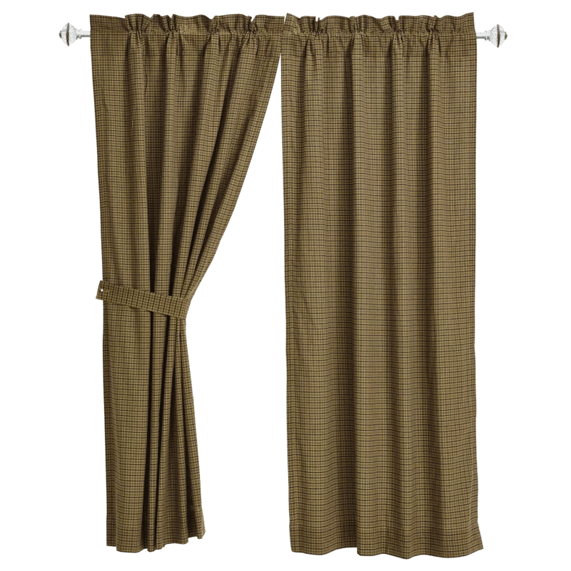 August Grove® Annabelle 100% Cotton Plaid Room Darkening Rod Pocket Curtain Panels & Reviews | Wayfair added by Jenna Leigh Fisher
