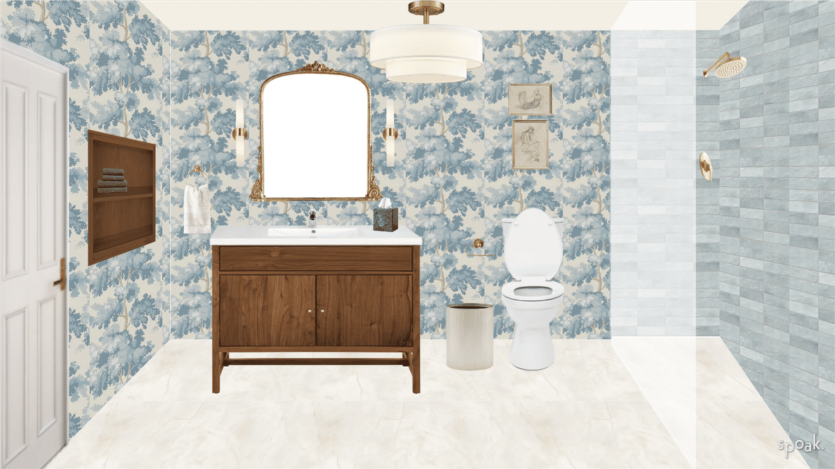 Victorian Bathroom Inspiration designed by Kailyn Cahanin