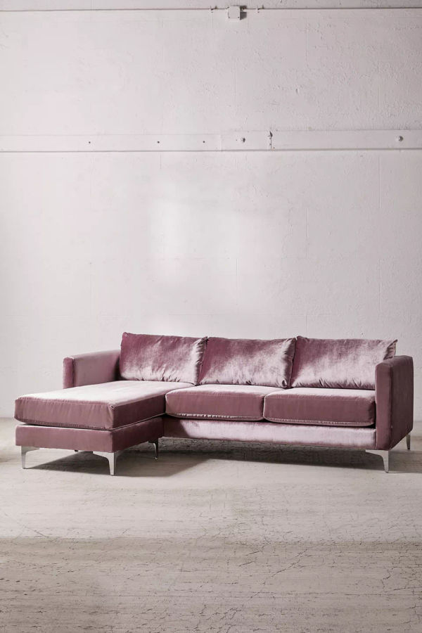 Chamberlin Velvet Sectional Sofa added by Spoak Member
