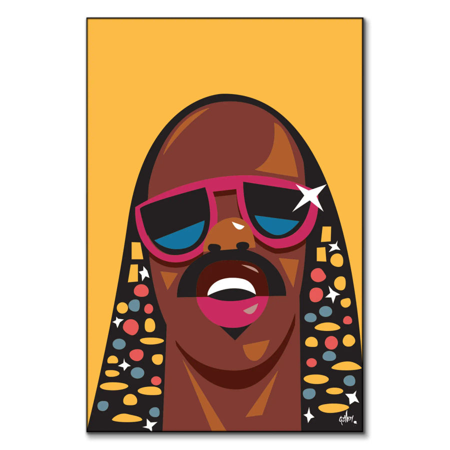Stevie Wonder Wall Art - BIG Wall Décor added by Christopher Allen