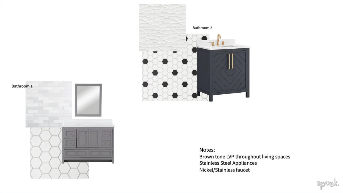 Bathroom Inspo designed by Jaime Dorsey