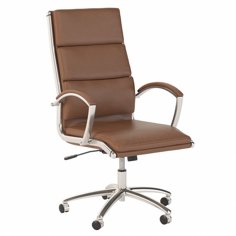 Modelo High Back Manager's Chair in Brown by Bush added by Evie Leigh