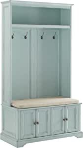 Crosley Furniture Holbrook Hall Tree, Distressed Seafoam Blue added by Spoak Member