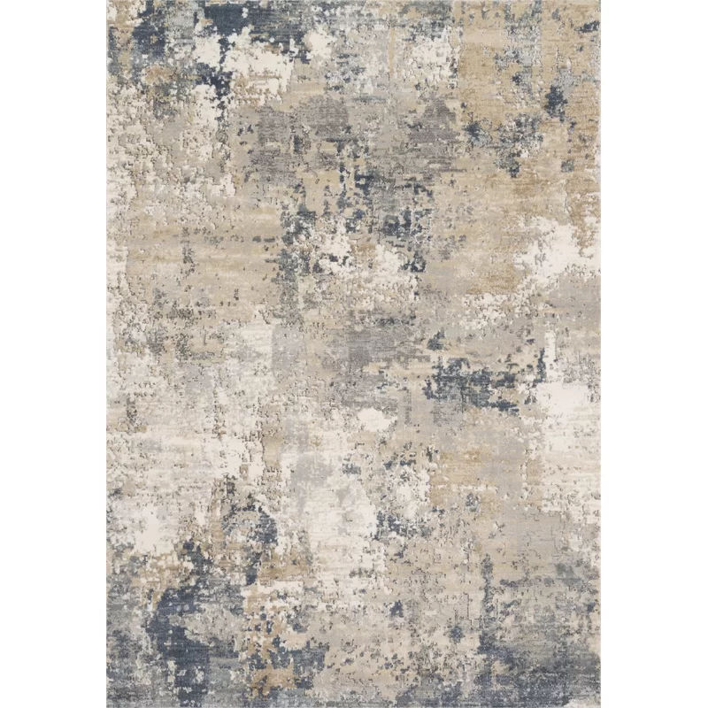 Eleanore Abstract Area Rug in Sand/Mist added by Olga Dragieva