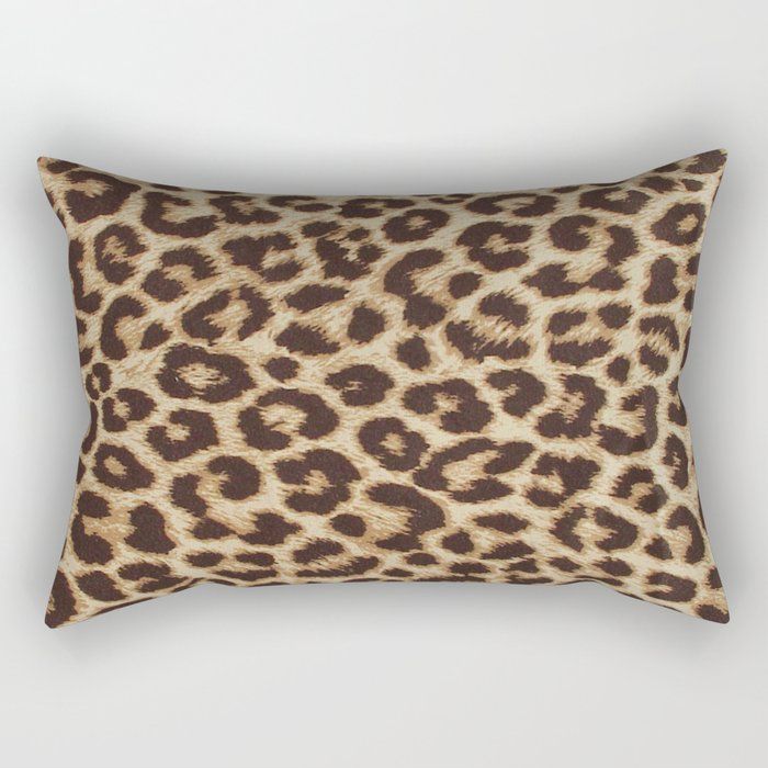 Leopard Print Rectangular Pillow by Smyrna added by Whitney Bell