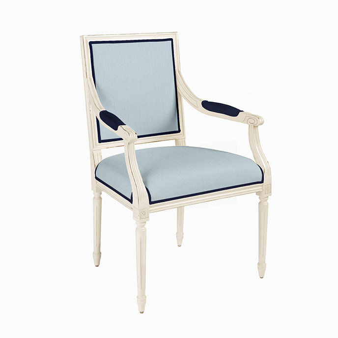 Casa Florentina Square Back Louis XVI Armchair added by rebecca castro