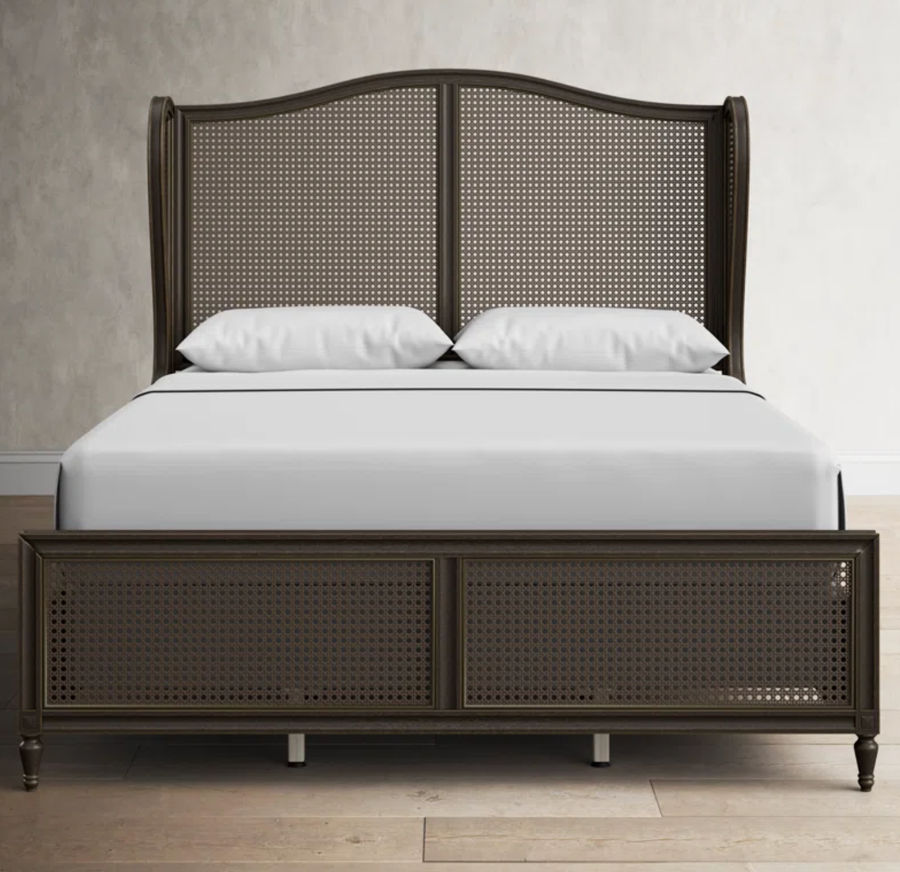 Gia Cane Wingback Bed added by Amanda Trainer