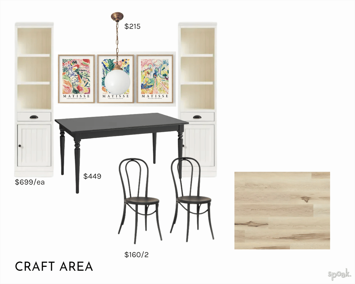 Craft Room Inspo designed by Kacey Dillier