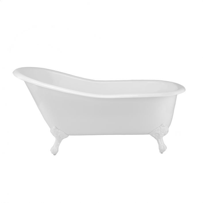 Charlotte Cast Iron Slipper Clawfoot Tub - No Faucet Drillings added by Elizabeth Trice