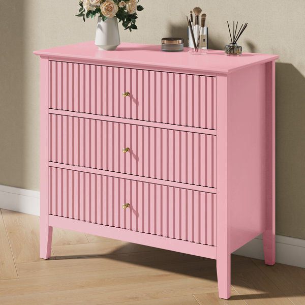 Amberrae Large 3 Drawer Dresser, Wide Chest of Drawers added by Rachel Fedorov