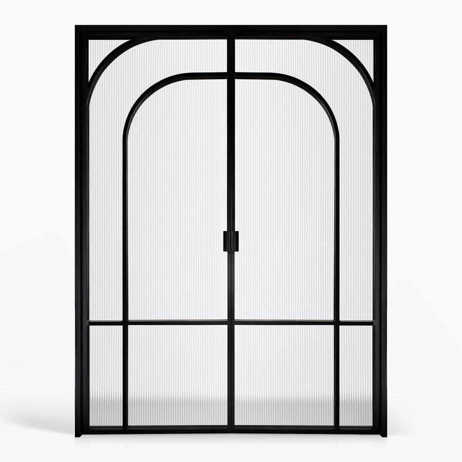 Retro Vintage Style Interior Aluminum Glass French Door added by Eric Shifflett