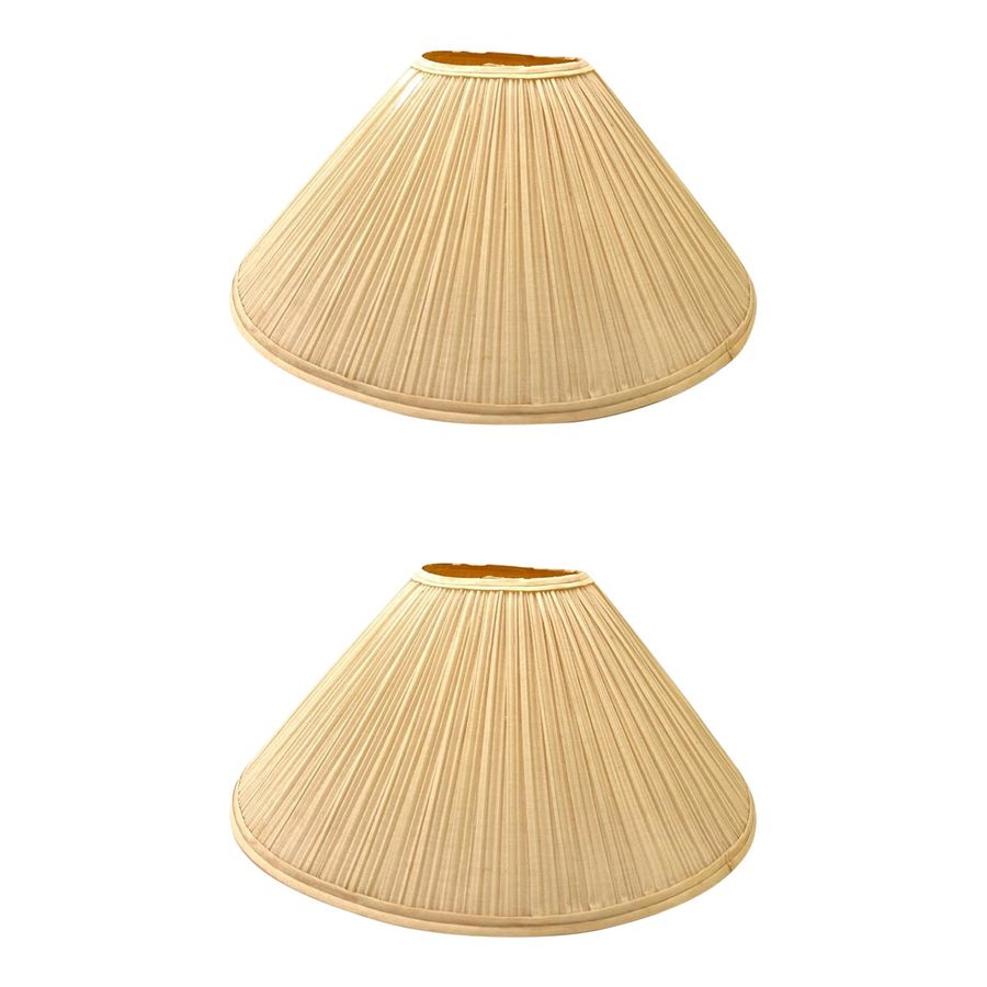 Beige Linen Lamp Shades - Pair of 2 added by Suga Lane / ABBY ESSIE STUDIOS