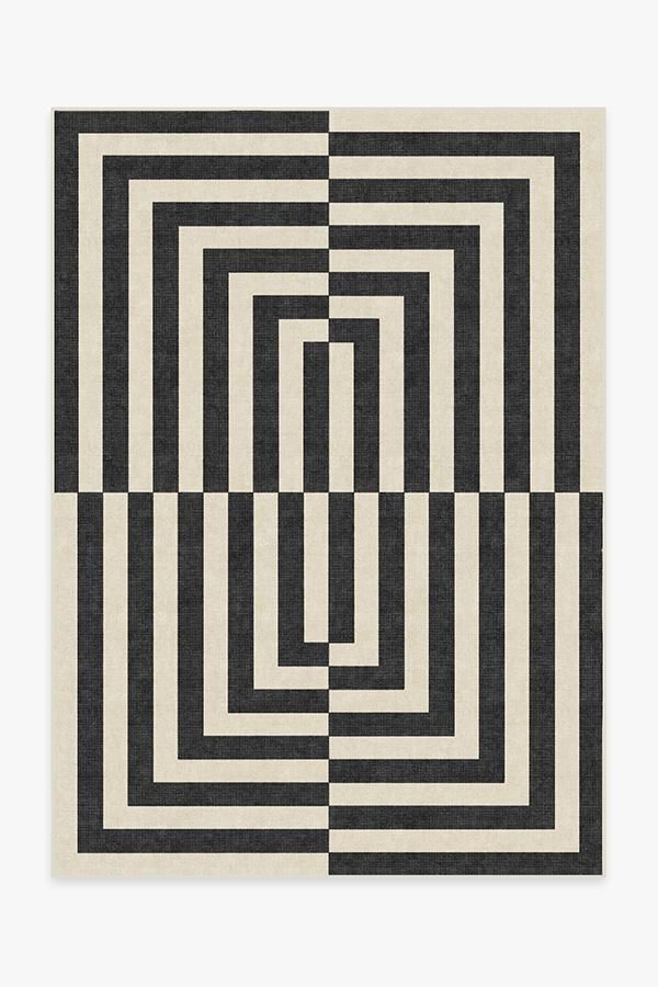 Jonathan Adler Op Art Charcoal Rug added by Francesca Pasquali