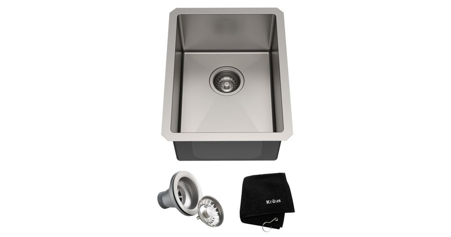 Kraus KHU101-14 Standart PRO 14" Undermount Single Basin | Build.com added by Brittney Collins