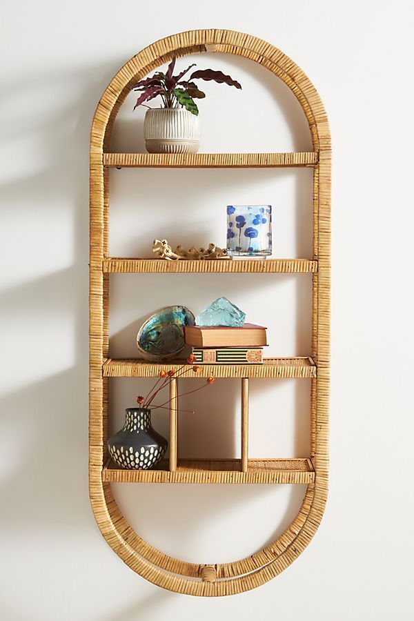 Selena Rattan Shelving Unit added by Perri K