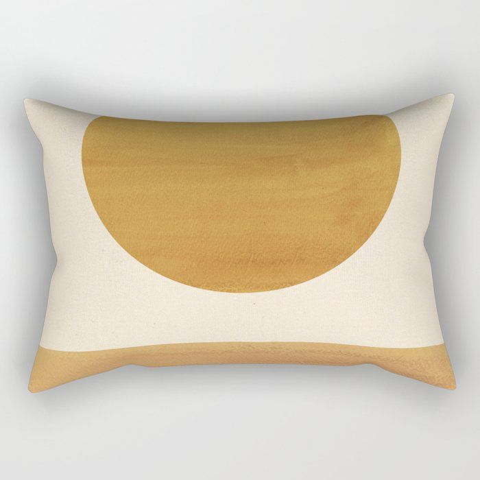 Abstract rust terracotta landscape Rectangular Pillow by Whales Way | Society6 added by McKenna Morey