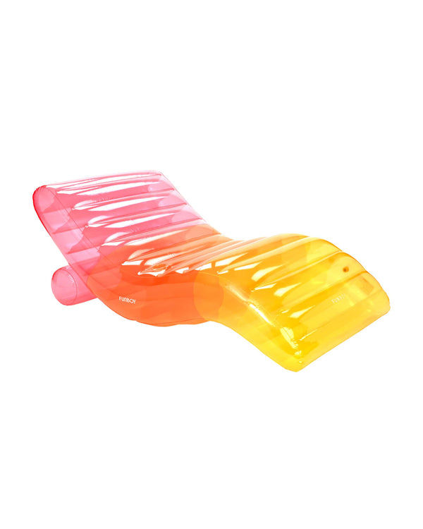 Clear Rainbow Chaise Lounger Pool Float added by Nichole Gianniotti