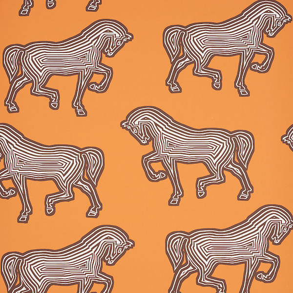 Faubourg - Orange Wallpapers added by Megan Vallandingham