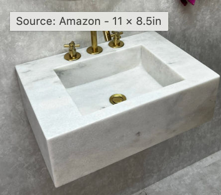 Marble Sink  added by Amanda Taylor