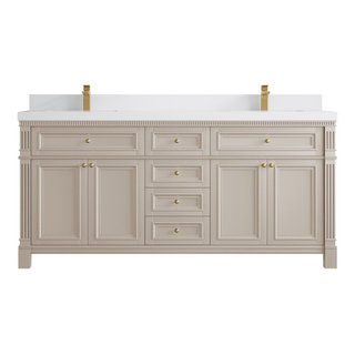 Paris Bath Vanity, 72" - Traditional - Bathroom Vanities And Sink Consoles - by Willow Bath And Vanity LLC | Houzz added by Jayme Weaver