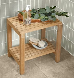 Adela Teak Shower Bench added by HELEN SALGADO